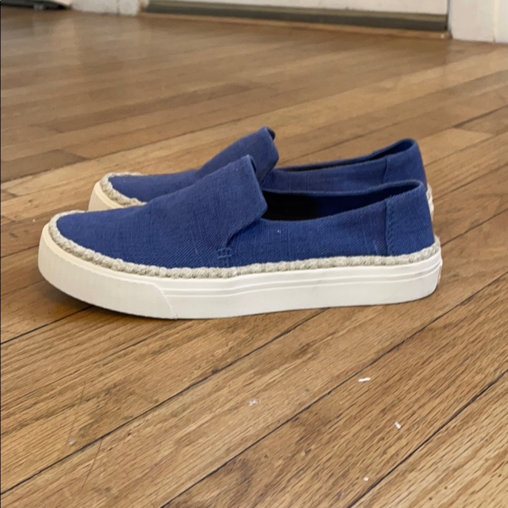 Tom’s slip in shoes